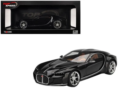 Bugatti Atlantic Concept Nocturne Black 1/18 Model Car by Top Speed - Image 1 of 4