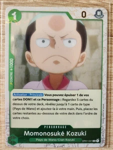 Carte One Piece Momonosuké Kozuki OP01-041 FR - Card game Holo NEUF - Imagen 1 de 2