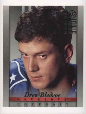1997 Donruss Studio 8x10 Drew Bledsoe #4 - Image 1 of 2