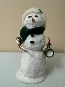 2018 Byers' Choice Schneemann Figur Weihnachten Lebkuchen Becher 9 Zoll Handarbeit - Bild 1 von 8