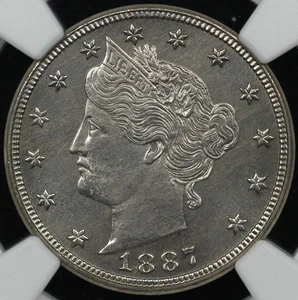 1887 5c Proof Liberty Nickel NGC PR 65 - Picture 1 of 5