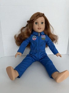 American Girl Puppe 2017 "Blaire" leichte Nutzung mit Fluganzug im Ruhestand - Bild 1 von 13