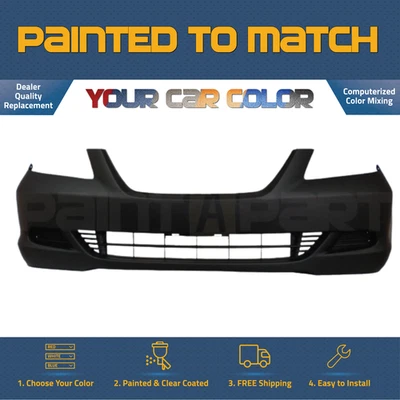 FOR 2005-2007 Honda Odyssey LX, EX Front Bumper Cover PREMIUM Painted to Match — 第 1/3 张图片