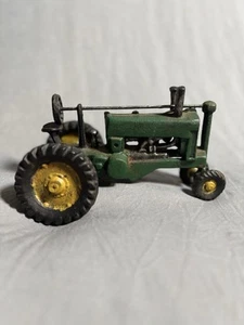 Tractor modelo granja verde hierro fundido vintage - Imagen 1 de 7