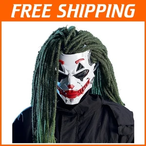 Striking Geometric Clown Mask for Theatrical Performances - Picture 1 of 10