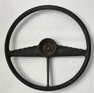 "Volante de auto o camioneta años 50 modelo vintage desconocido Chevy/GMC 18""" Foto 1 de 4