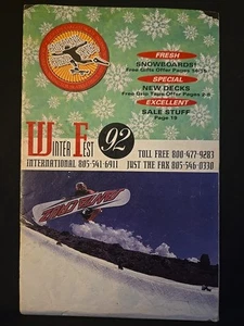 CCS California Cheap Skates Skateboard Katalog Winter Fest 92 1992 - Bild 1 von 1