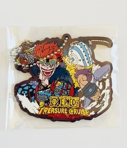 Kid Eustass & Killer Rubber Strap Mascot Charm ONE PIECE Keychain Authentic - Picture 1 of 3