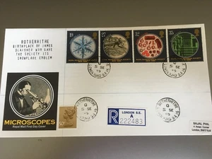 GB BRIEFMARKEN SELTEN CDS ERSTTAGSBRIEF 1989 MIKROSKOPE ROTHERHITHE - Bild 1 von 1