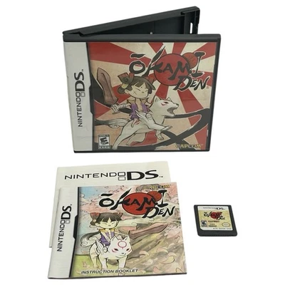 Okamiden (Nintendo DS, 2011) Authentic CIB Complete w/ Manual Tested & Works - Image 1 of 4