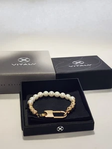 Pulsera VITALY "Keshi" Estilo Media Perla/Medias Cuentas - Imagen 1 de 10