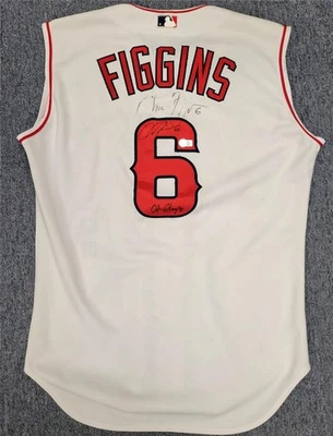 Chone Figgins signed "02 Champs" 2002 Team Issued Angels Jersey auto Beckett BAS - Image 1 of 4