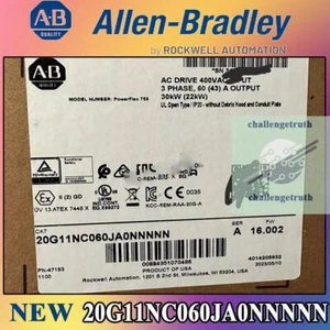 NEU Allen Bradley 20G11NC060JA0NNNN PowerFlex 755 AC Laufwerk USA - Bild 1 von 5