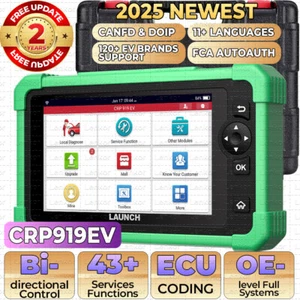 2025 LAUNCH X431 CRP919 EV Electric Car Diagnostic Scanner All System ECU Coding - Picture 1 of 17