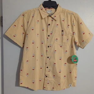 Free Planet Boy's Christmas Santa Tan Shirt Multiple Sizes Available NWT   [IJ6] - Picture 1 of 6