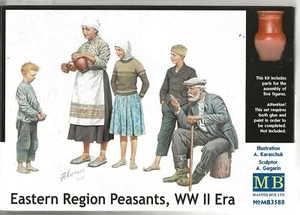 Figuras Master Box Eastern Region Peasants, Segunda Guerra Mundial en 1/35 88 ST B2 - Imagen 1 de 2