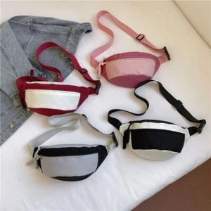 Zipper Shoulder Bag Comfortable Waist Bag Fashion Crossbody Bag - Picture 1 of 12