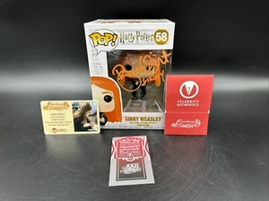 Bonnie Wright Harry Potter Ginny Weasley Firmado Funko Pop 58 Celebridad Auténtico - Imagen 1 de 14