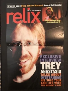 Trey Anastasio (Phish) Relix Cover 2001 PROMO POSTER ~ RARE! - Picture 1 of 1