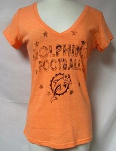 Miami Dolphins Women's Size Medium T-Shirt A1 4917 - Picture 1 of 3