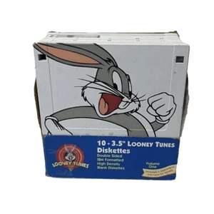 Disquettes Looney Tunes 3,5" - Pack de 10 Fellowes 1997 - Photo 1/2