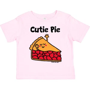 Inktastic Cutie Pie Toddler T-Shirt Cute Kids Youth Cherry Big Brother Gifts Pun - Picture 1 of 8