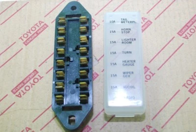 TOYOTA LAND CRUISER FJ40 FJ45 FJ55 HJ45 FUSE BLOCK ASSY WITH COVER NEW Foto 1 de 4