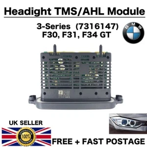 BMW Headlight TMS Driver Module 3-Series 7316147 7316143 7316186 F30 F31 F34 GT  - Picture 1 of 5