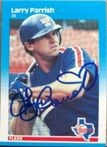 Larry Parrish Autographed 1987 Fleer #134 - Picture 1 of 1