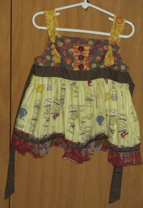 MATILDA JANE Size 4 Character Counts Dagney Tea Cup Knot Top - Picture 1 of 4