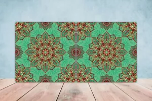 Moroccan Ceramic Tiles with Moroccan Design Set of 2 Backsplash Tiles - Picture 1 of 6