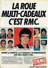 Publicit Advertising1020 1986 radio RMC Monte Carlo E. Macias jeu roue multi ca