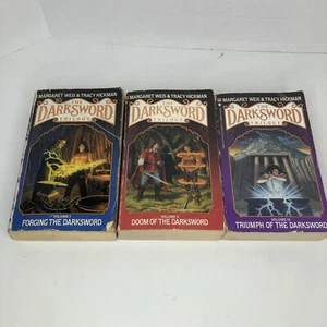 The Darksword Trilogy Set by Margaret Weis and Tracy Hickman Bantam Books - Picture 1 of 9