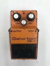 BOSS DS-1 Distortion Guitar Effect Pedal Made in Japan ACA Spec silver screw for sale