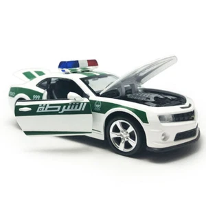 1/32 Camaro Model Car Police Car Diecast Metal Toy Cars Toys for Kids Boys Gifts - Picture 1 of 12
