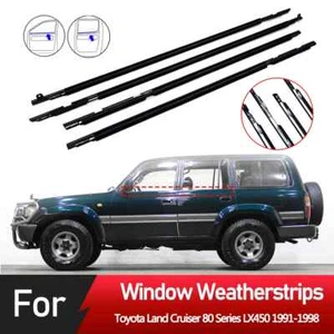 For Toyota Land Cruiser 80 Series Outer Windows Rubber Weatherstrip Sealing Belt - Bild 1 von 13