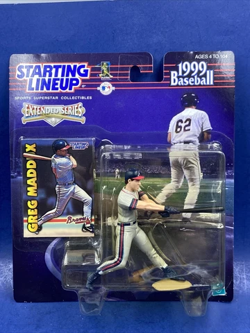Greg Maddux Starting Lineup 1999 MLB Atlanta Braves New Vintage Sealed Cover