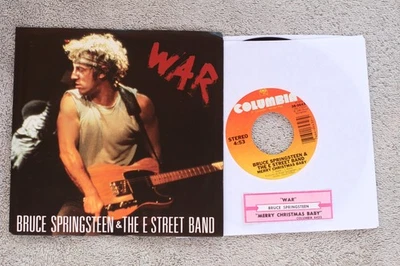 Bruce Springsteen  - Merry Christmas Baby -  US Picture Sleeve PS 7" - Image 1 of 2