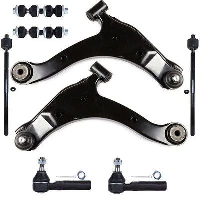 8pcs Front Lower Control Arm Tie Rod End Sway Bar For 2000-2002 Dodge Neon - Изображение 1 из 4