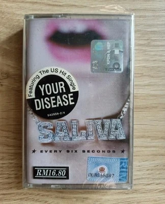 Saliva : Every Six Seconds ( Cassette Tape ) - Image 1 of 2