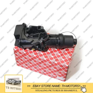 Engine Oil Filter Housing w/Gasket Assembly For Audi A3 A4 Quattro TTS 2.0T TT - Picture 1 of 6