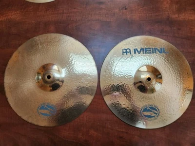 Platillos Hi-Hat Vintage Meinl Custom Cymbal Shop 13" Brillantes "Básicos" Raros Foto 1 de 4