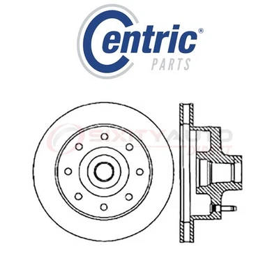 Centric C-TEK Disc Brake Rotor for 1979-1980 Dodge CB300 3.7L 5.2L 5.9L 7.2L at - Image 1 of 4