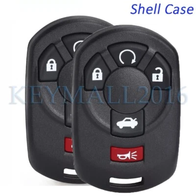 2 Remote Key Shell Case Fob for Cadillac STS 2005 2006 2007 for M3N65981403 - Image 1 of 4