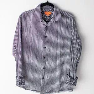 Tallia Men's Long Sleeve 15 1/2 Medium Flip Cuff Button Up Shirt - Picture 1 of 9