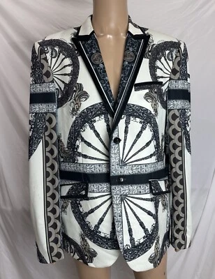 Chaqueta Blazer Prestige Original Para Hombre XXL Oriental Dragones y Ruedas Sin Daños Foto 1 de 4