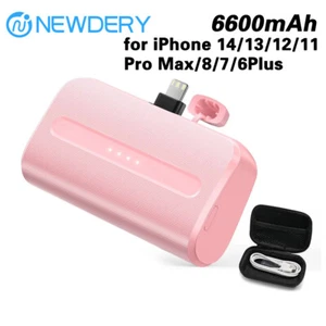 Mini Portable Charger Power Bank For iPhone 13/12/11/XR/X/8/7/6/SE Battery Pack - Picture 1 of 8