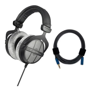 Beyerdynamic DT 990 PRO 250-Ohm Open Studio Headphone with Knox Gear Cable - Picture 1 of 7