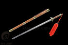rosewood Chinese Kungfu Jian YIN YANG Tai Chi Sword Stainless steel Soft blade 