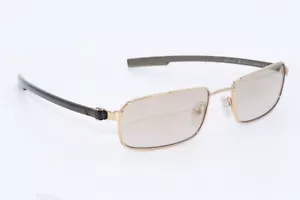NEW CALVIN KLEIN CK 1039 132 GOLD GRADIENT AUTHENTIC SUNGLASSES 55-18 - Picture 1 of 3